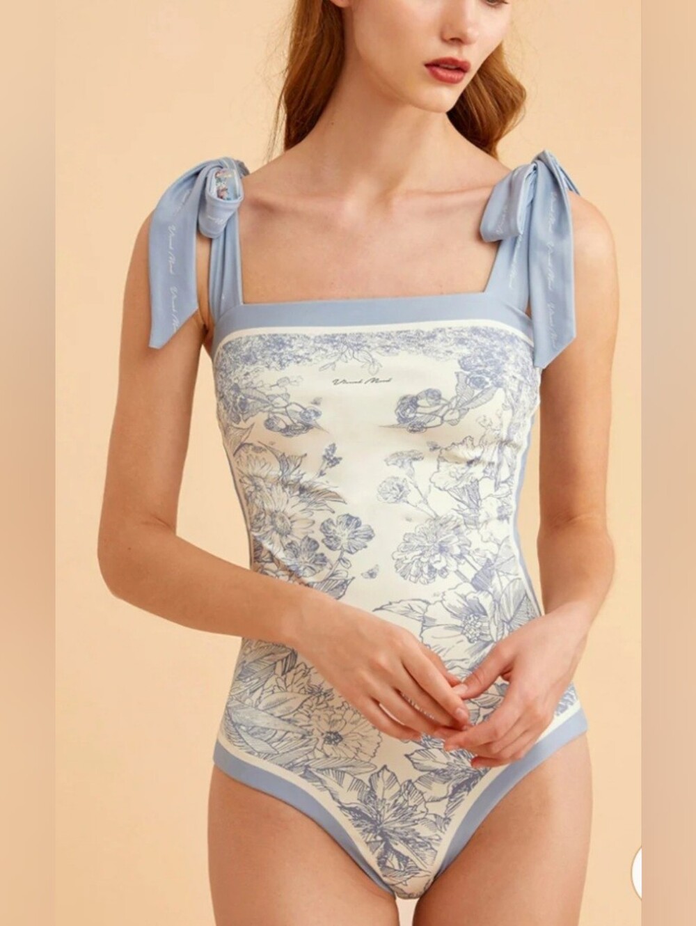 Visual Mood GRACE Reversible Tie-shoulder One Piece Swimsuit